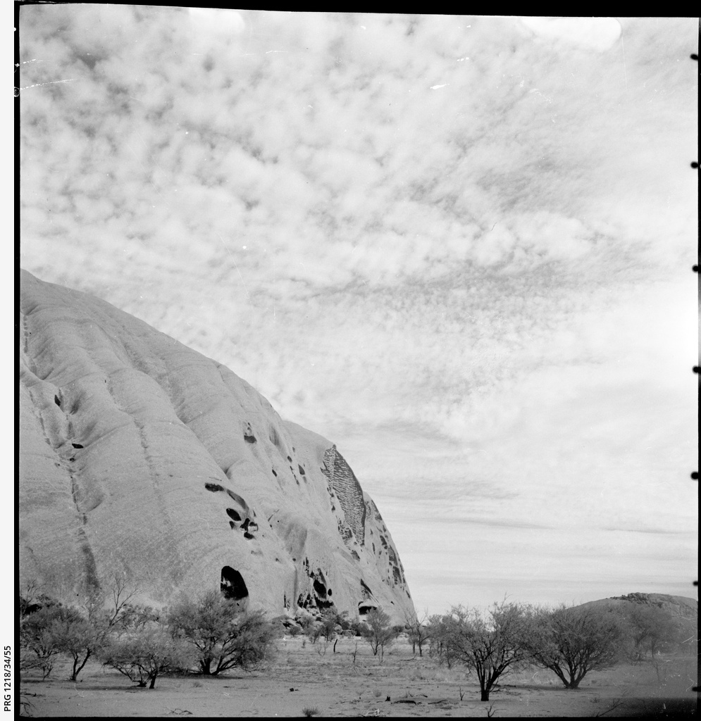 North East Side Of Ayers Rock Photograph State Library Of South Australia